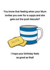 Fun birthday card suitable for everyone, nostalgia and humour. created by That Little Map Shop