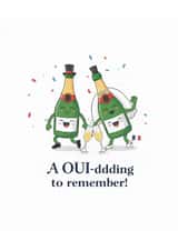 The French English wedding card funny wedding card! created by Ducourt Cards