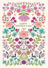 Pretty Mother's Day Card - For Mum - Florals created by Nina Raby - Jones