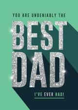 Father's Day Card – Fun, cheeky, humorous – Best Dad I've ever had created by The Crafty Creative