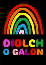 Diolch o Galon – Thank you from the heart created by Charlotte Peacock