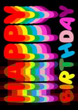 A cute and colourful Happy Birthday card for a loved one or pal! created by Charlotte Peacock