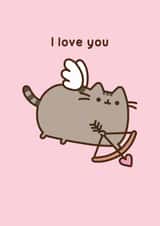 Valentine's Day Card | Pusheen | Cupid created by Hype Cards