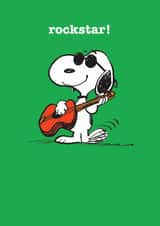 Cute Congratulations Card - Snoopy - Rockstar created by Hype Cards