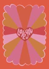 Groovy Love Card created by Philippa Kemp