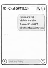 Funny I asked ChatGPT AI card created by Corn Fred