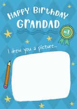 Cute Birthday Card - For Grandad - Interactive Drawing created by @Laura Lonsdale Designs