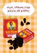 Cute Mothers Day Card - Raising Kid - Funny Mum Pun - Sweet Mum Card created by HUTCH London 