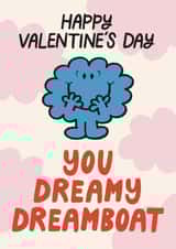 Cute Mr Men Valentine's Card - For Him - Mr Dreamy Dreamboat created by Mr. Men