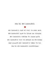 You're My Favourite Anniversary & Valentine's Card created by Ink and Fred