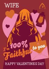 Funny Valentine’s Card – The Traitors – For Wife created by Danilo