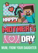 Fun Mother’s Day Card – Minecraft - From Your Daughter created by Danilo