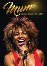 Fun Mother's Day Card – Tina Turner – Simply The Best created by The Crafty Creative