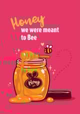 Cute Honey Bee Pun Valentine's Day or Anniversary Card created by Isi