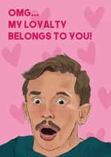 Funny Valentine's Day Card - The Traitors - Stephen - Loyalty created by The Queer Store