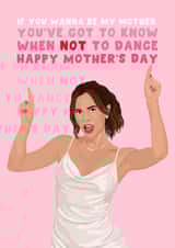 Funny Mother's Day Card - Victoria Beckham - If You Wanna Be My Mother created by Pink Peach Cards