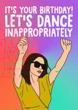 Victoria Beckham Birthday Card - Let's Dance Inappropriately created by Studio Doodles
