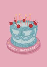 Cake Happy Birthday Birthday Celebrate created by Pen & Pebble Design