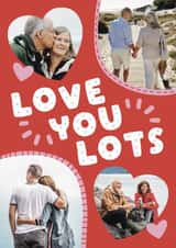 Personalised Valentines Day Photo Card created by Josie Gledhill - Classic Valentine's Day Card - Love You Lots