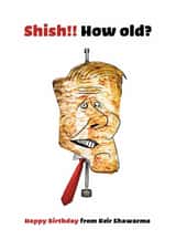 Happy Birthday – age related humour – Keir Starmer created by The Crafty Creative