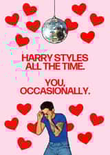 Harry Styles Valentine's Day Anniversary - Kiss All the Time Disco Occasionally created by SideHustleVibes