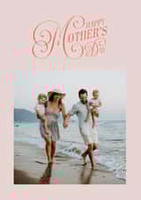 Personalised Mothers Day Photo Card created by lori wemple - Classic Mother's Day Card - Script Typography