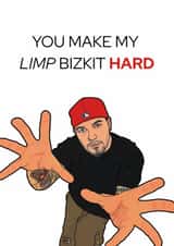 Funny Nu-Metal Valentines Card - For Partner - Limp Bizkit Lovers created by make it metal