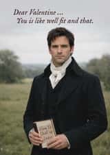 Funny Valentine's Day Card - Well Fit created by Giddy Kipper