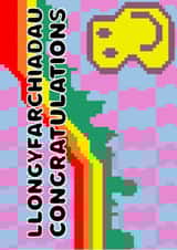 LLONGYFARCHIADAU - CONGRATULATIONS created by Charlotte Peacock