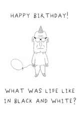 Funny old husband birthday card! created by AJS STUDIOS