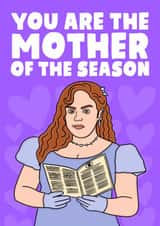 Fun Mother's Day Card - Lady Whistledown - The Mother Of The Season - Bridgerton created by Studio Doodles