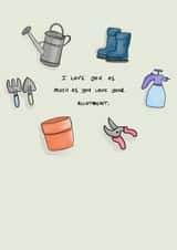 Funny Cute Hand-drawn Allotment Gardening
Valentines card created by Sarah Symonds | Townhouse Creative