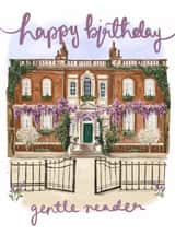 Pretty Birthday Card - Bridgerton House - Gentle Reader created by AP Designs