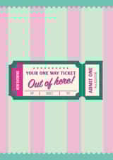 Modern - new job - friend - cinema ticket - your one way ticket out of here created by rachels_type