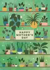 Greenhouse and Plants Mother’s Day Card created by Eli the Goat