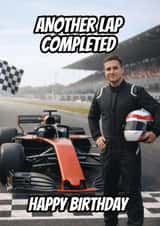 Fun Birthday Card – Racing Driver – Another Lap Completed created by @Cupsie's Creations