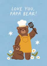 CuteFather's Day Card - Papa Bear created by Hello Elks