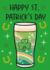 Classic St. Patrick’s Day Card - Guinness - Shamrock created by Cori 