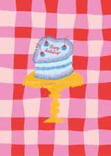 Fun Birthday Card for Her - Cake Card - Happy Birthday created by Penny and Me