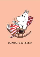 Cute Mother’s Day Card - Mamma You Rock! - Moomin created by Moomin Characters