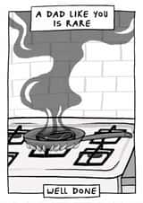 Funny Father’s Day Card - A Dad Like You Is Rare - Well Done created by Running with Scissors