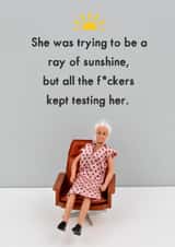 Funny Love And Friendship Card - A Ray Of Sunshine created by Bold & Bright Cards