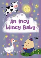 Nursery Rhyme Themed New Baby Card created by Holly Bushnell Illustration