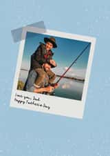Personalised Father's Day Photo Card created by Sweetlove Press - Classic Father's Day Card - Love You Dad