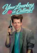 Funny Anniversary Card - Love Boy - 1980s created by Bonne Nouvelle