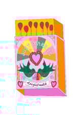 Cute Wedding Card for Couple – Just Married “Perfect Match” Design created by Rachel Rennie