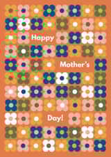 Arty Mother's Day Card - Flowers - Bold Patterned created by Happy Street