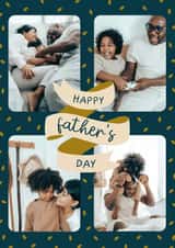 Personalised Father's Day Photo Card created by The Pattern Press - Classic Father's Day Card - Family Photo Card