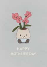 Cute Mother's Dat card for teddy and flower lovers - Happy Mother's Day created by Gards