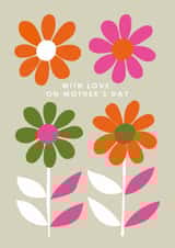 Arty Mother's Day Card - With Love - Flowers created by Happy Street